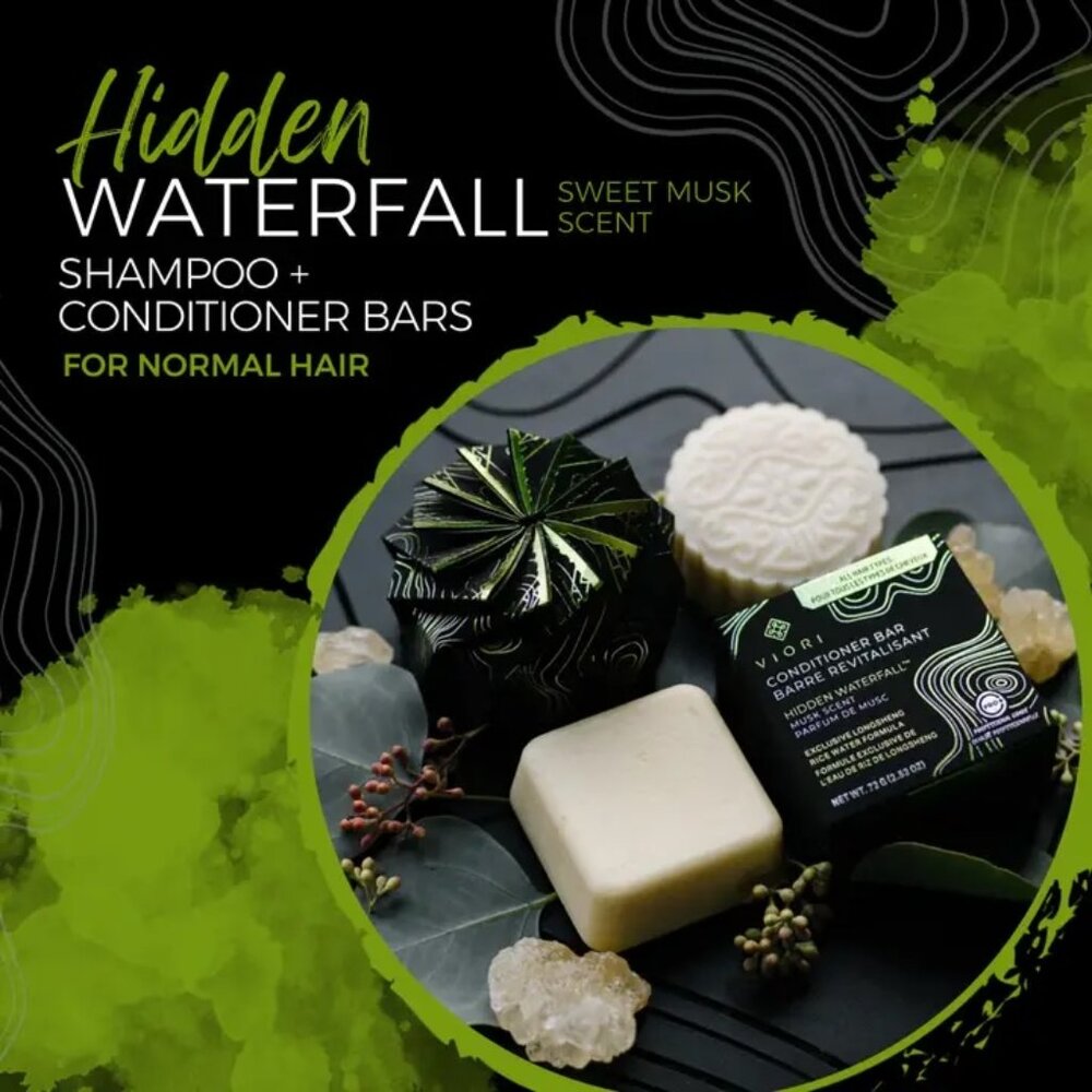 Viori Rice Water Shampoo Bar | Hidden Waterfall™ | All Hair